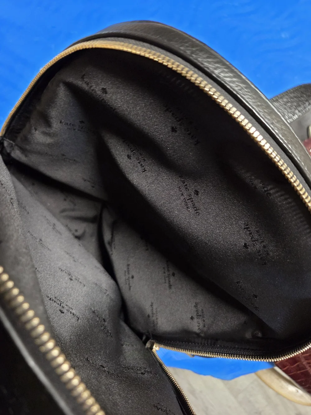 Kate Spade Black Leather Backpack – Classic Everyday Bag